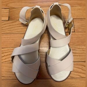 Michael Kors Darby Espadrille Sandals in Cream
